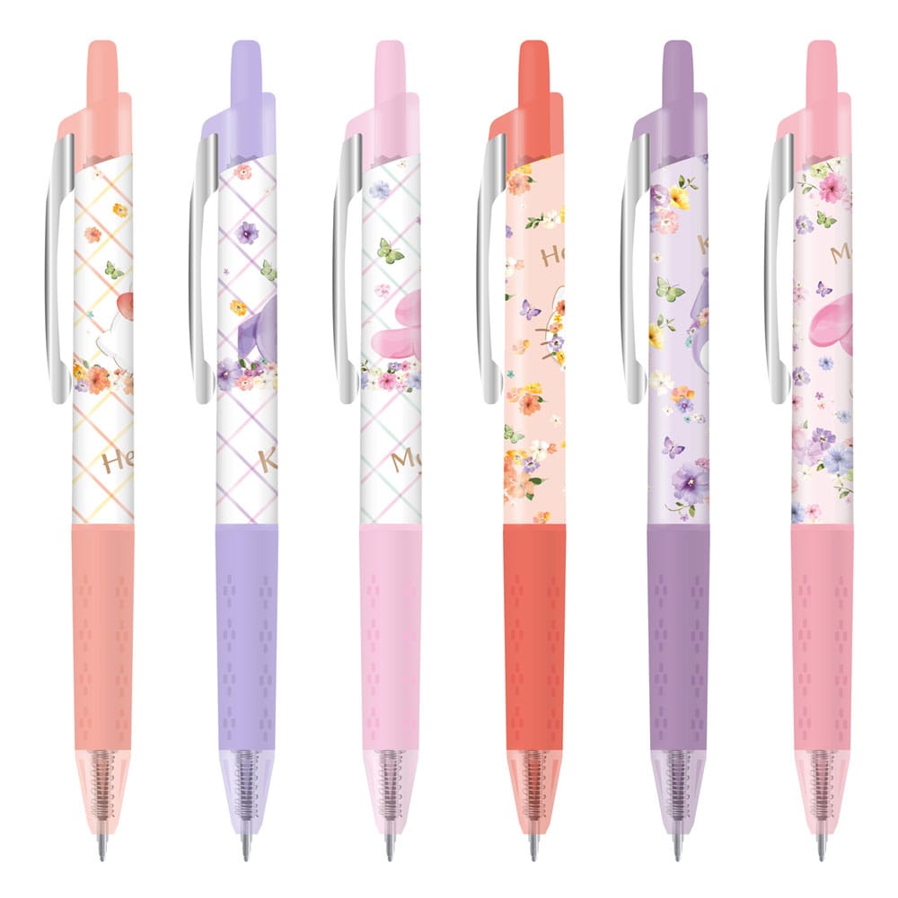 Sanrio Premium Gel Pens Hello Kitty & Friends Display 24 Sakami Merchandise