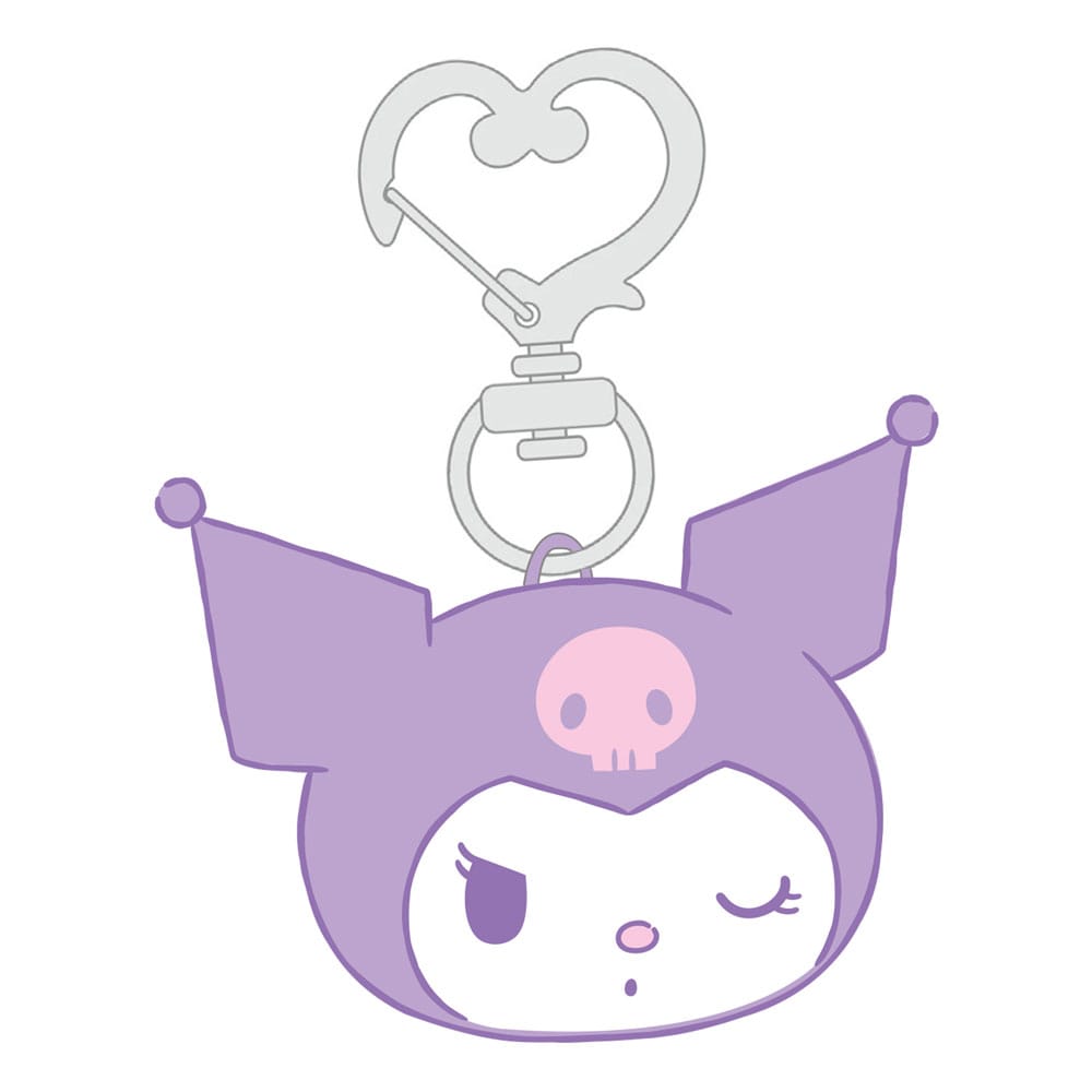 Sanrio Plush Keychain Kuromi Sakami Merchandise