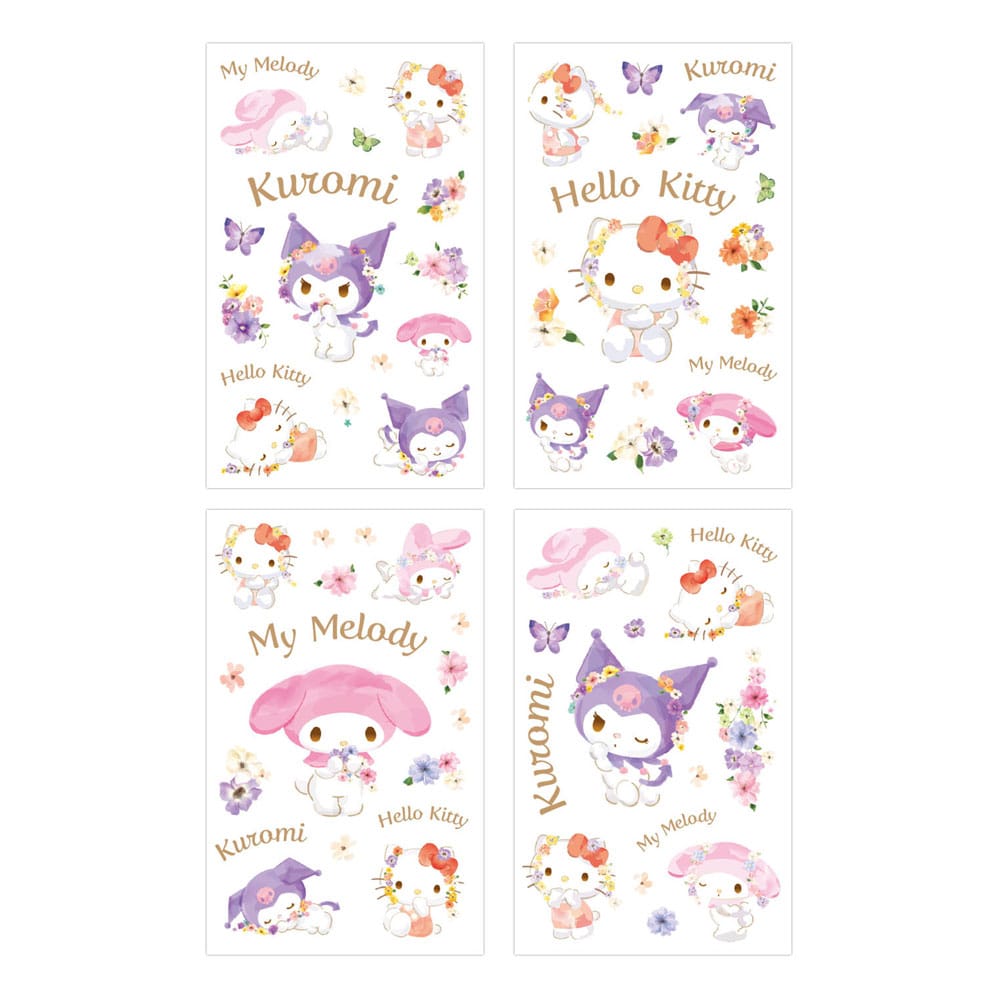 Sanrio Sticker Pack Hello Kitty & Friends Pastel Vivid Sakami Merchandise