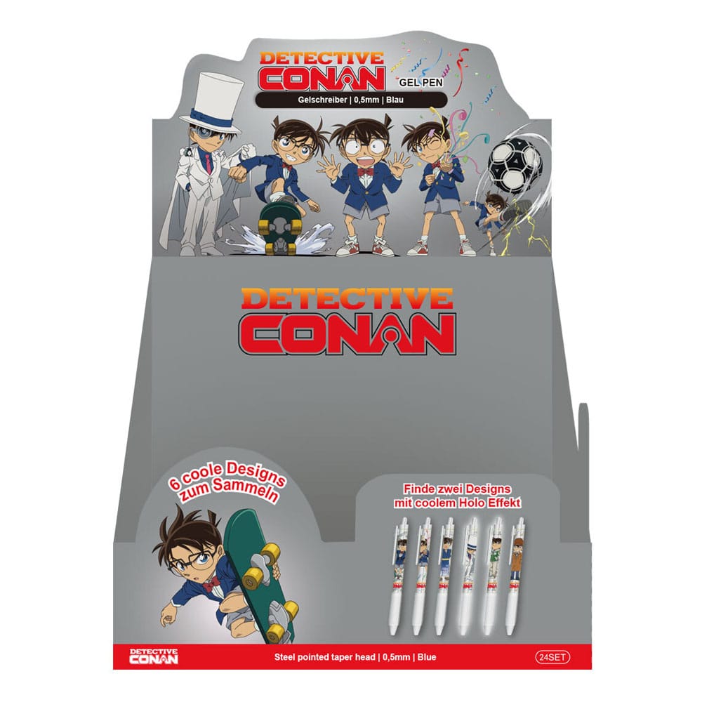 Detective Conan Premium Gel Pens Blind Box Display 24 Sakami Merchandise