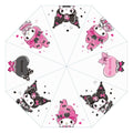 Sanrio Pink Black Party Series Umbrella Kuromi & My Melody Transparent Sakami Merchandise