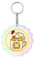 Sanrio Acrylic Keychain Pompompurin 30th Anniversary Squishy Cute Purin 02 Sakami Merchandise