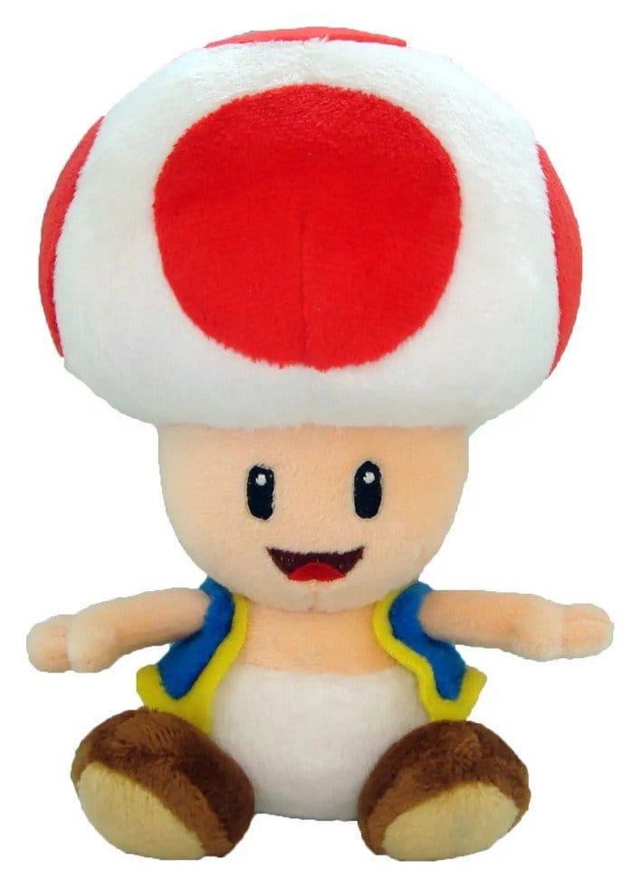 Super Mario Plush Figure Toad Sanei