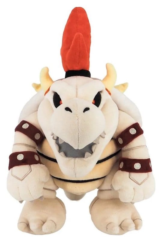 Super Mario Plush Figure Dry Bowser Sanei