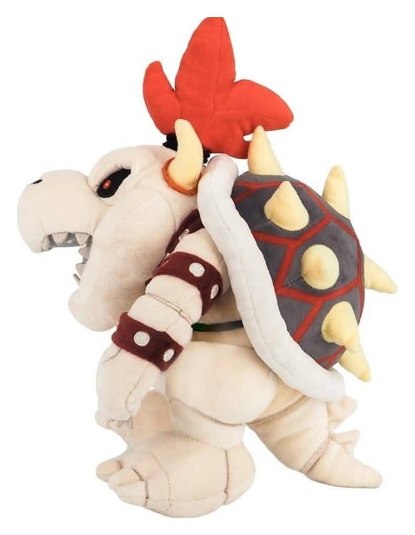 Super Mario Plush Figure Dry Bowser Sanei