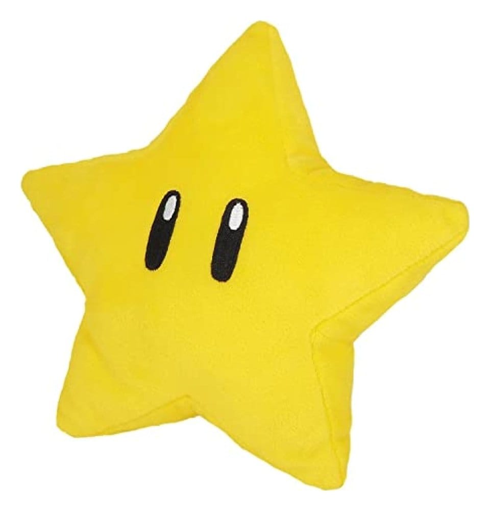 Super Mario Plush Figure Super Star Sanei
