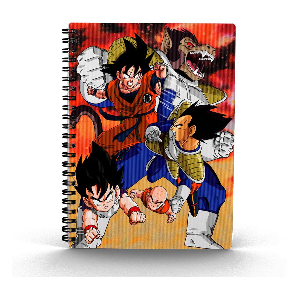 Dragon Ball Z Notebook with 3D Effect Goku vs Vegeta SD Toys