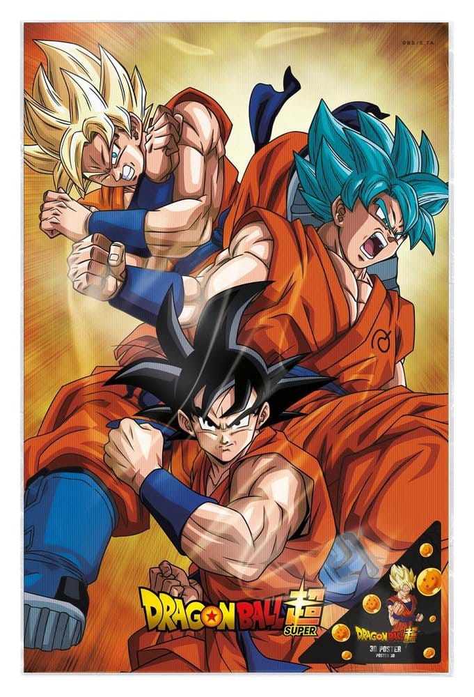 Dragon Ball Super 3D Poster Champa Goku SD Toys