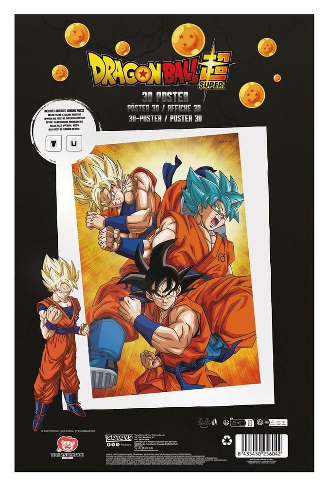 Dragon Ball Super 3D Poster Champa Goku SD Toys