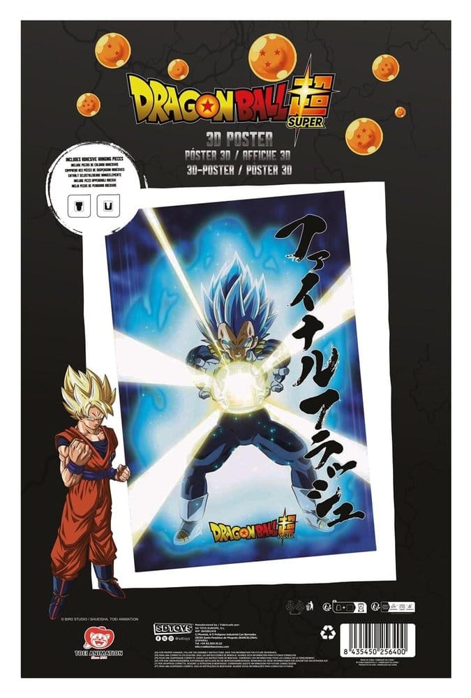 Dragon Ball Super 3D Poster Survival Vegeta SD Toys