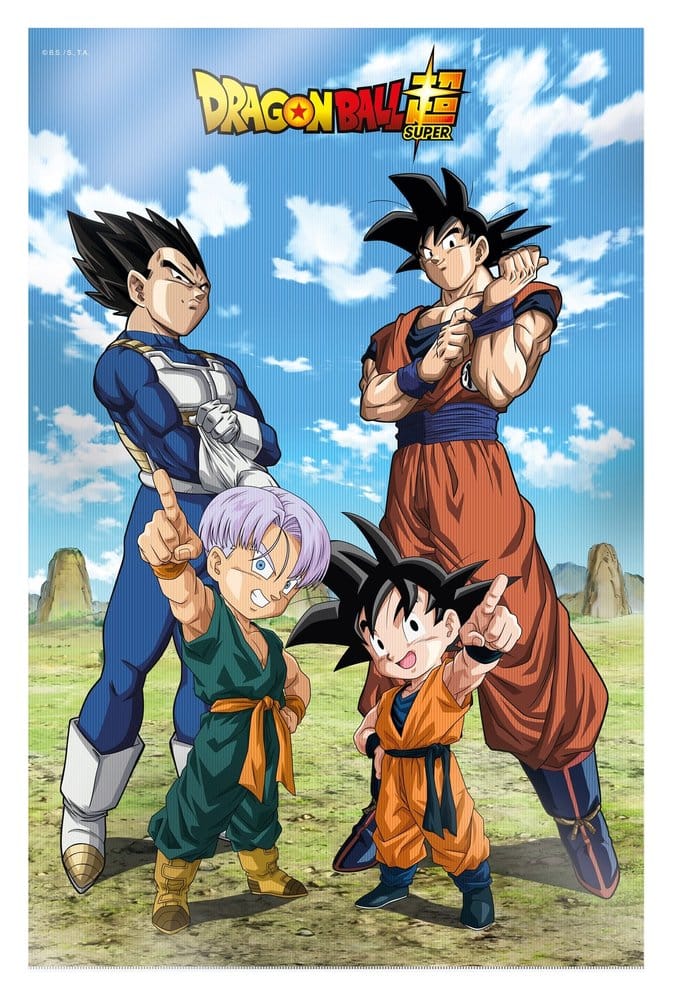Dragon Ball Super 3D Poster Battle of Gods Goku Vegeta Family SD Toys