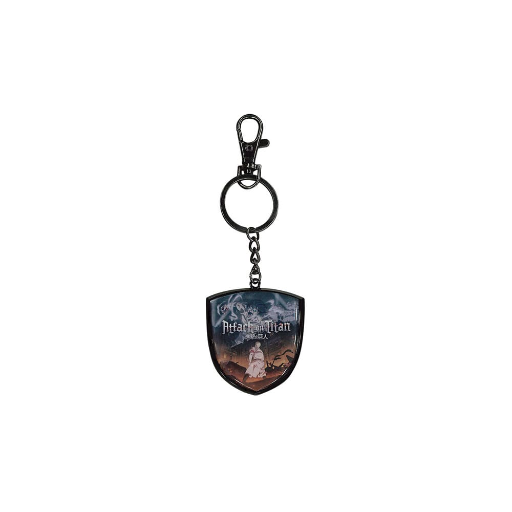 Attack on Titan Metal Keychain Colossal SD Toys