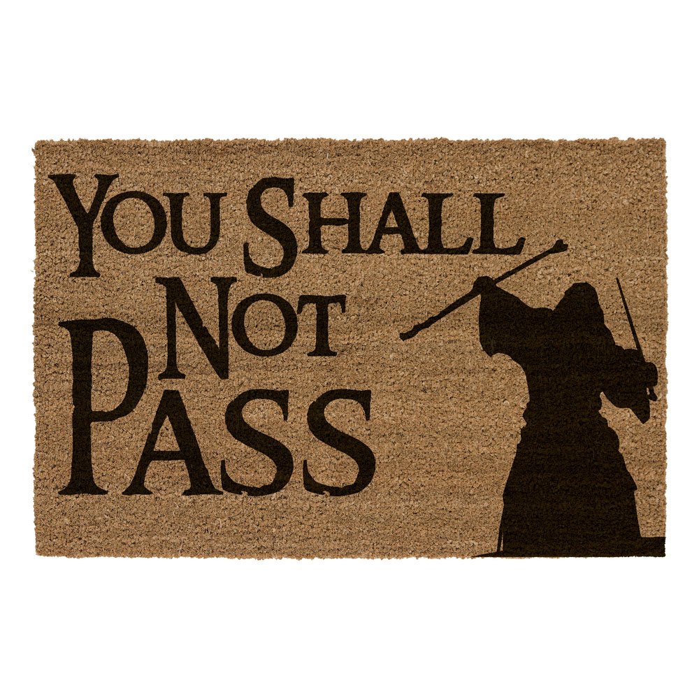 Lord of the Rings Doormat You Shall Not Pass SD Toys