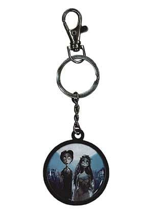 Corpse Bride Metal Keychain Couple & Logo SD Toys
