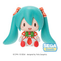 Character Vocal Series 01 Hatsune Miku Fuwa Petit Chibi Figure Hatsune Miku x Love and Berry Dress Up and Dance! Lovely Strawberry Sega