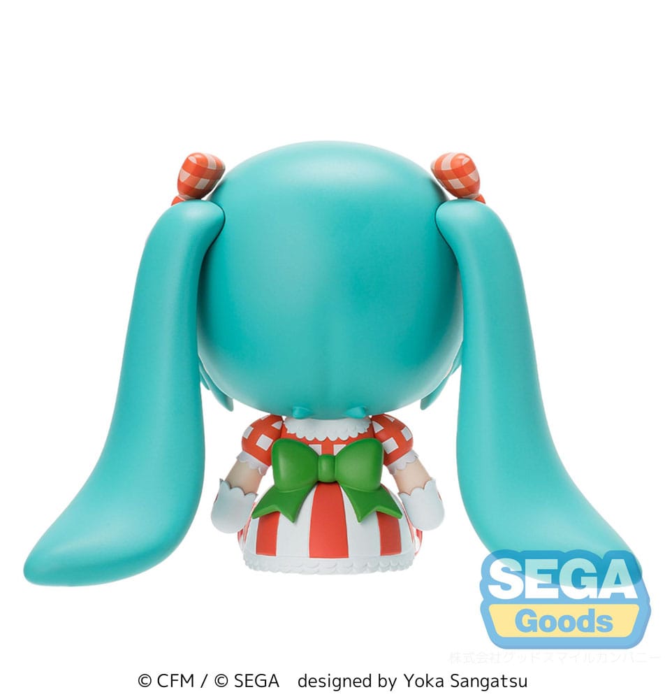 Character Vocal Series 01 Hatsune Miku Fuwa Petit Chibi Figure Hatsune Miku x Love and Berry Dress Up and Dance! Lovely Strawberry Sega