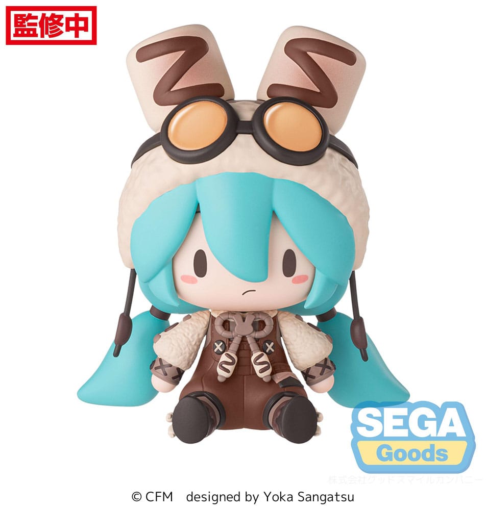 Character Vocal Series 01 Hatsune Miku Fuwa Petit Chibi Figure Hatsune Miku Marshmallow Hot Cocoa Sega
