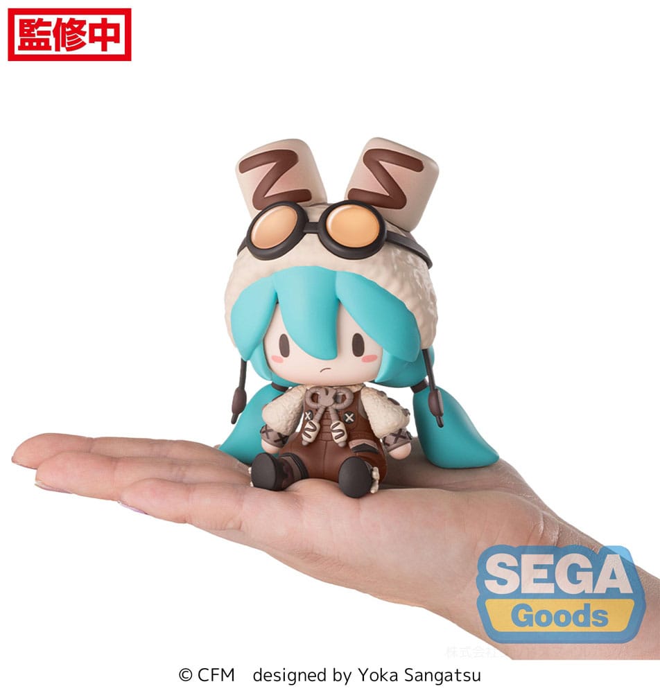 Character Vocal Series 01 Hatsune Miku Fuwa Petit Chibi Figure Hatsune Miku Marshmallow Hot Cocoa Sega