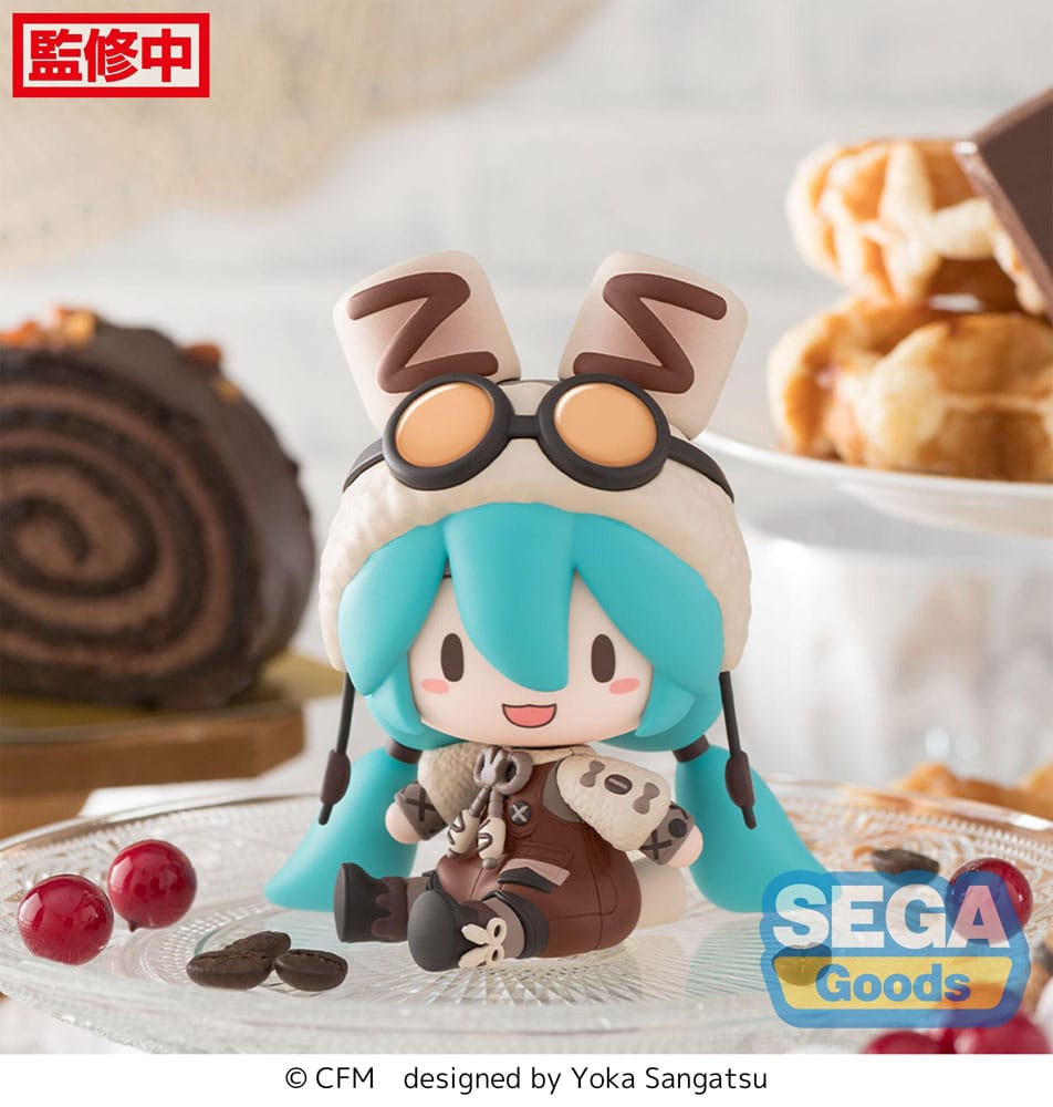 Character Vocal Series 01 Hatsune Miku Fuwa Petit Chibi Figure Hatsune Miku Marshmallow Hot Cocoa Sega
