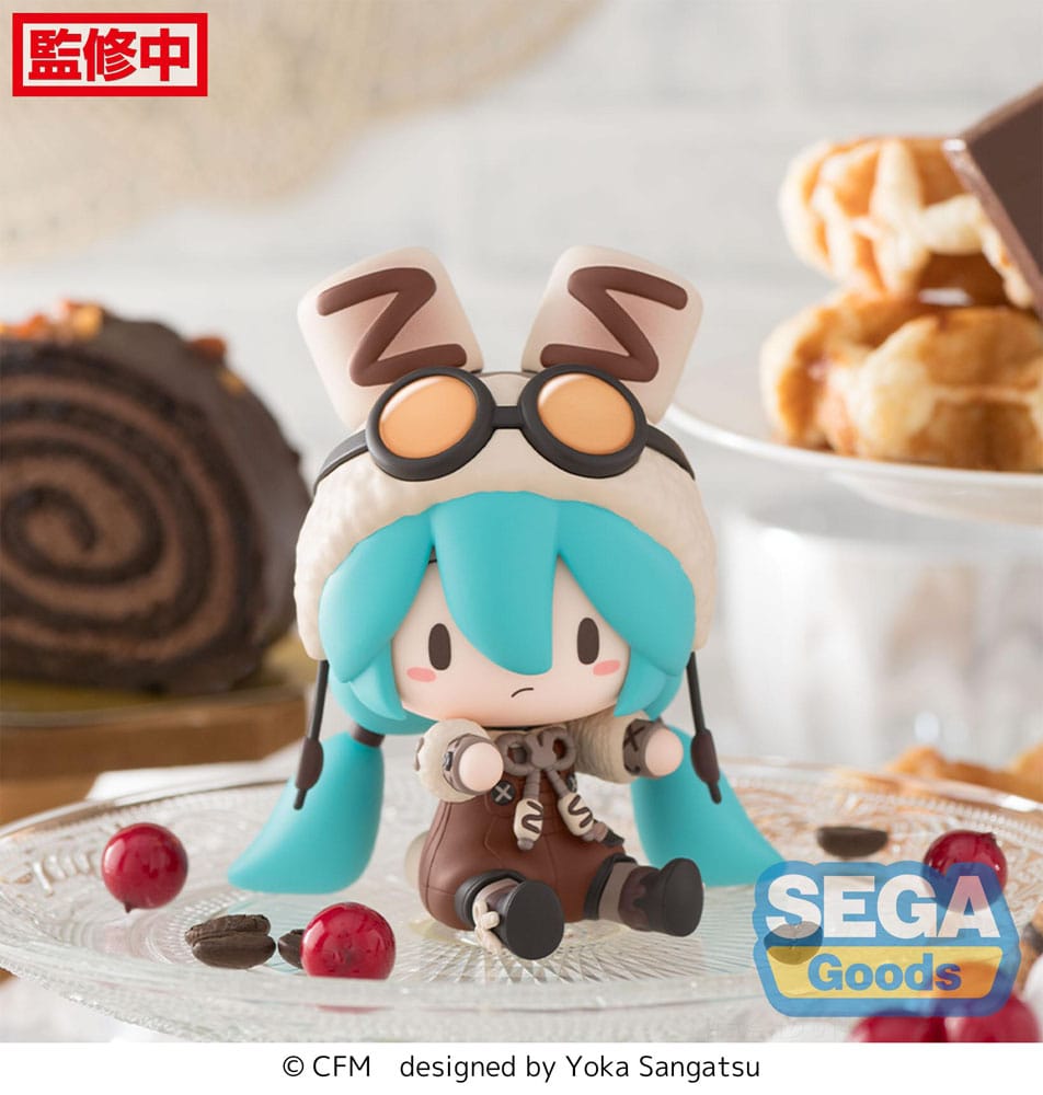 Character Vocal Series 01 Hatsune Miku Fuwa Petit Chibi Figure Hatsune Miku Marshmallow Hot Cocoa Sega