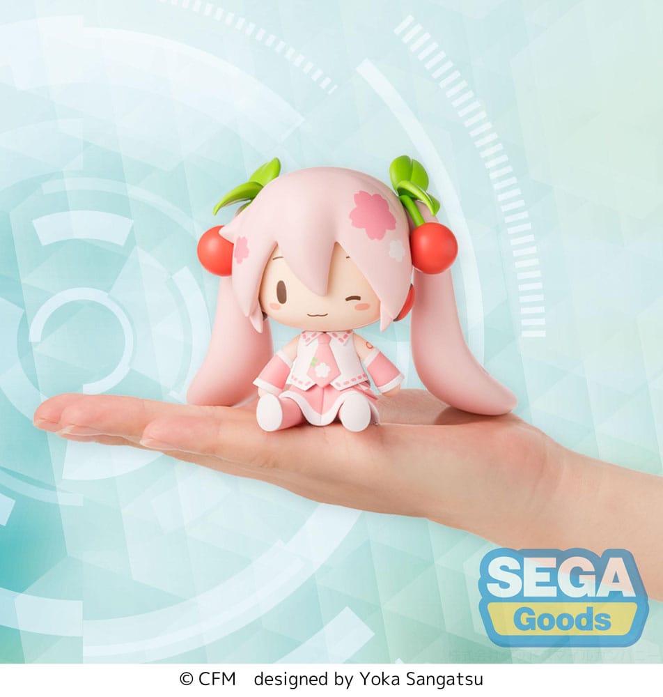 Character Vocal Series 01 Hatsune Miku Fuwa Petit Chibi Figure Sakura Miku Sega