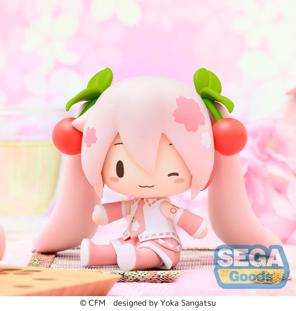 Character Vocal Series 01 Hatsune Miku Fuwa Petit Chibi Figure Sakura Miku Sega