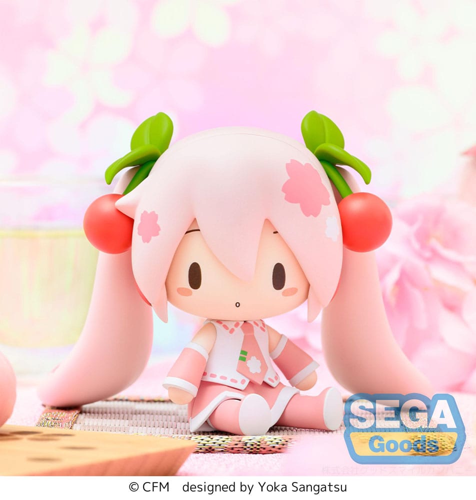 Character Vocal Series 01 Hatsune Miku Fuwa Petit Chibi Figure Sakura Miku Sega