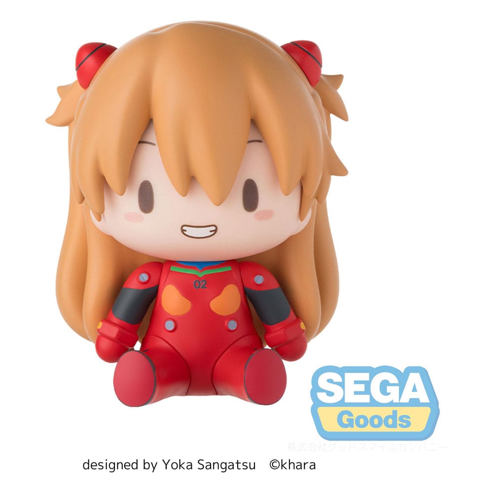 Evangelion New Theatrical Edition Fuwa Petit Chibi Figure Asuka Plug Suit Sega