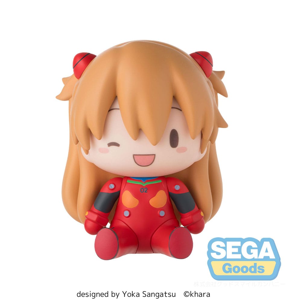 Evangelion New Theatrical Edition Fuwa Petit Chibi Figure Asuka Plug Suit Sega