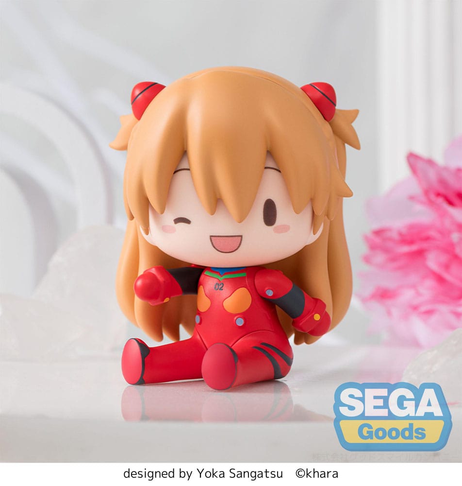 Evangelion New Theatrical Edition Fuwa Petit Chibi Figure Asuka Plug Suit Sega