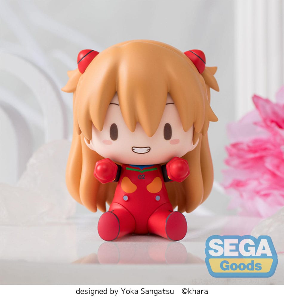 Evangelion New Theatrical Edition Fuwa Petit Chibi Figure Asuka Plug Suit Sega