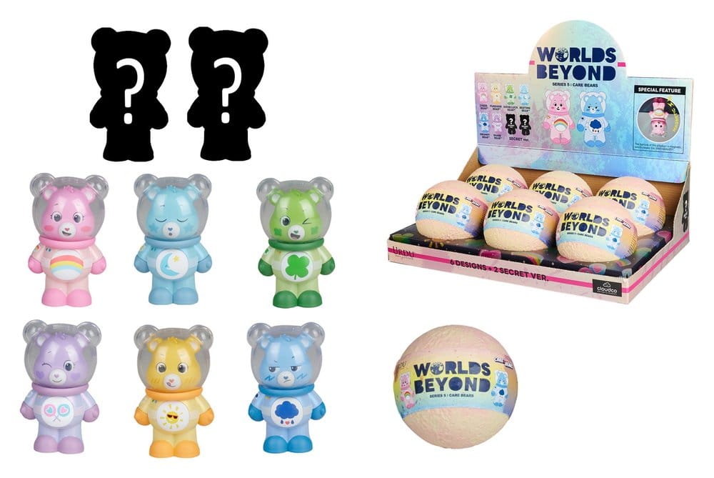 Care Bears Figures Worlds Beyond Capsule Display 6 Simba