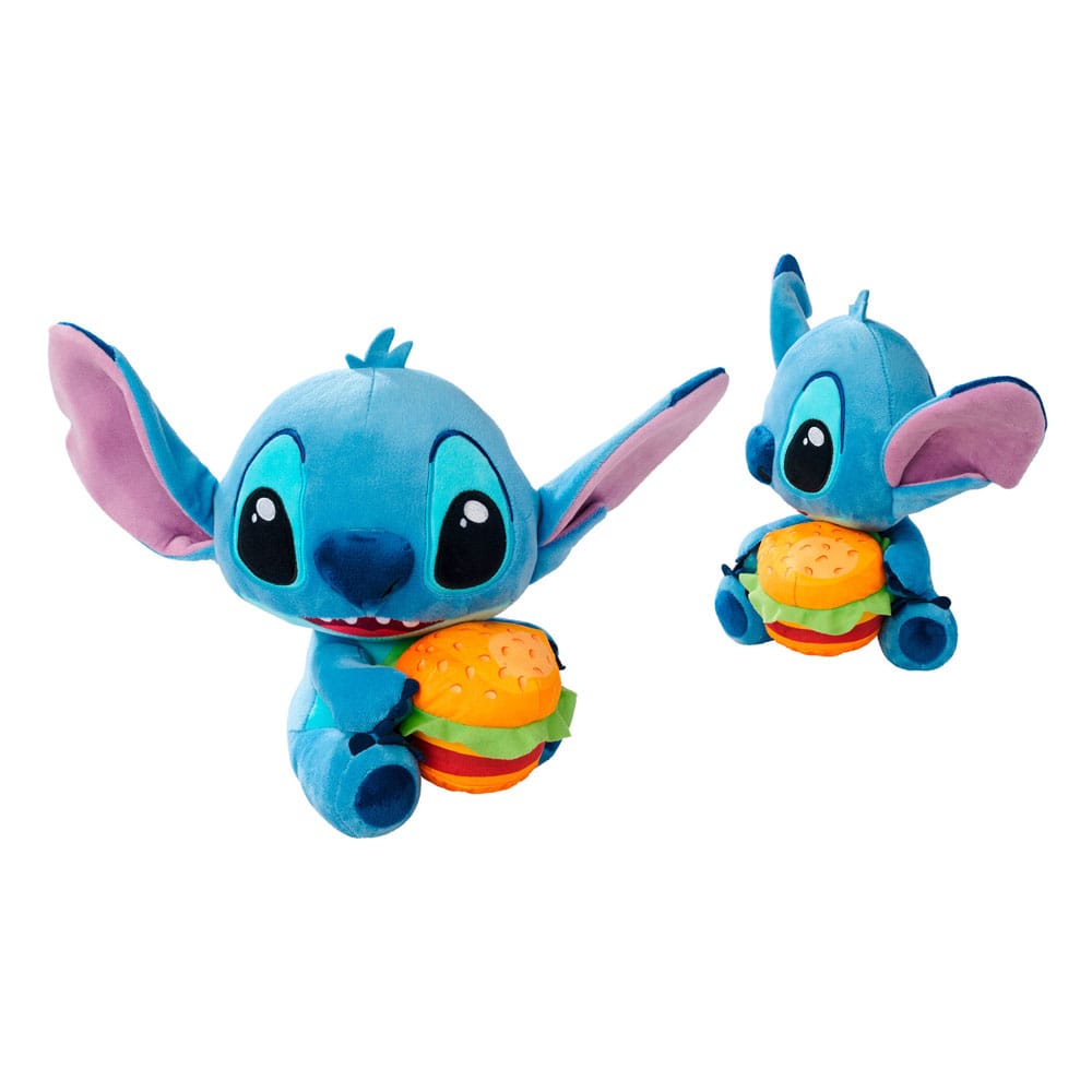 Lilo & Stitch Plush Figure Stitch with Burger Simba