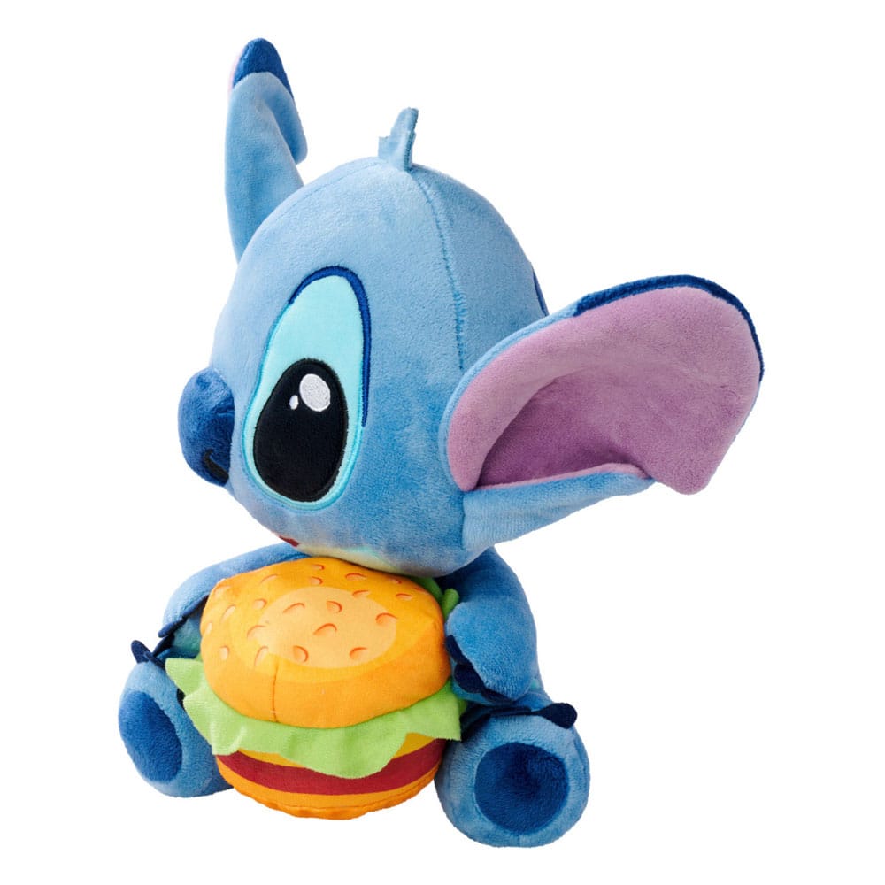 Lilo & Stitch Plush Figure Stitch with Burger Simba