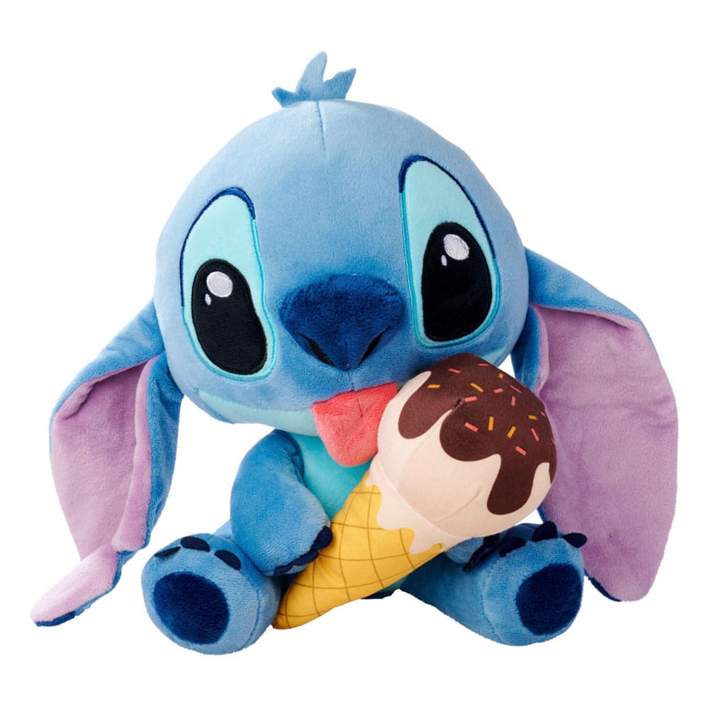Lilo & Stitch Plush Figure Stitch with Icecream Simba