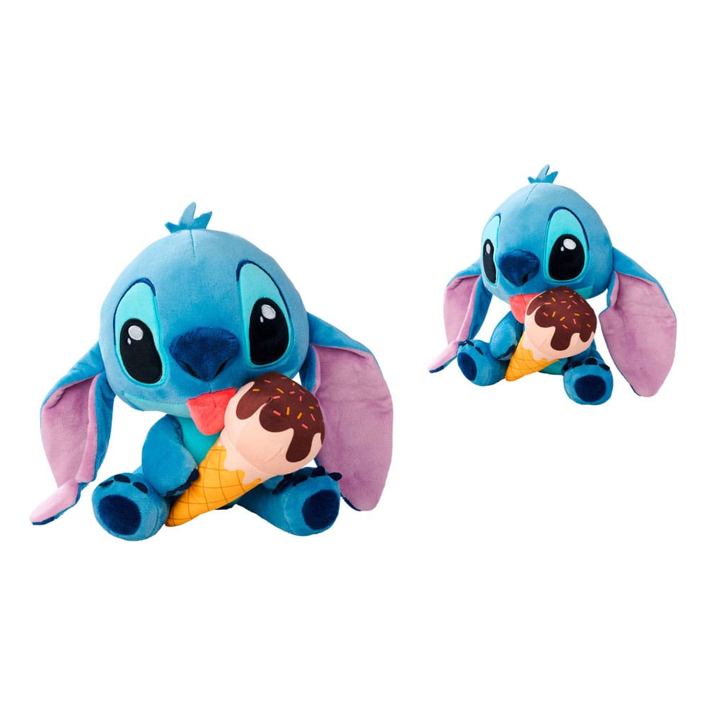 Lilo & Stitch Plush Figure Stitch with Icecream Simba