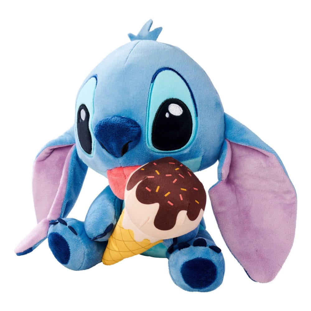Lilo & Stitch Plush Figure Stitch with Icecream Simba
