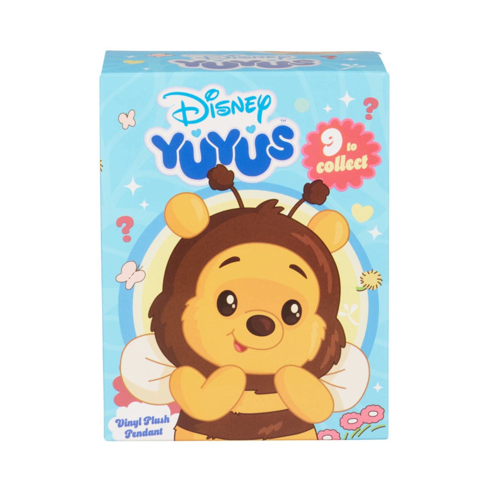 Disney YuYus Plush Key rings Winnie the Pooh Blindbox Display 8 Simba