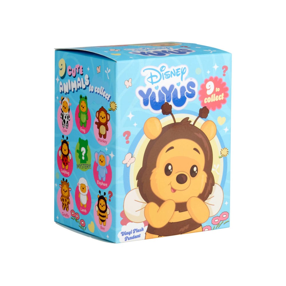 Disney YuYus Plush Key rings Winnie the Pooh Blindbox Display 8 Simba