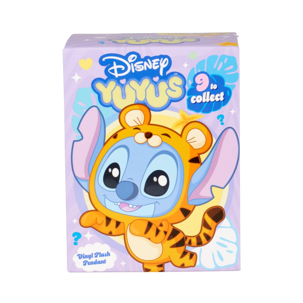 Disney YuYus Plush Key rings Stitch Blindbox Display 8 Simba