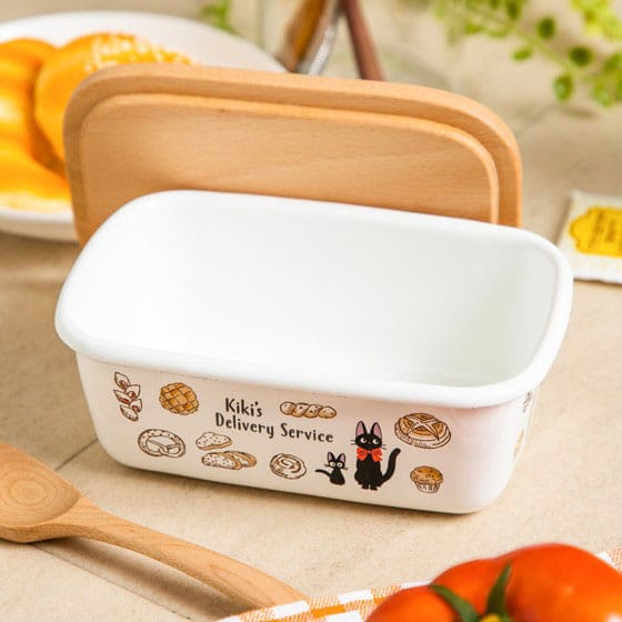 Kiki delivery's service butter dish with wooden lid Viennese pastries 500 ml Skater