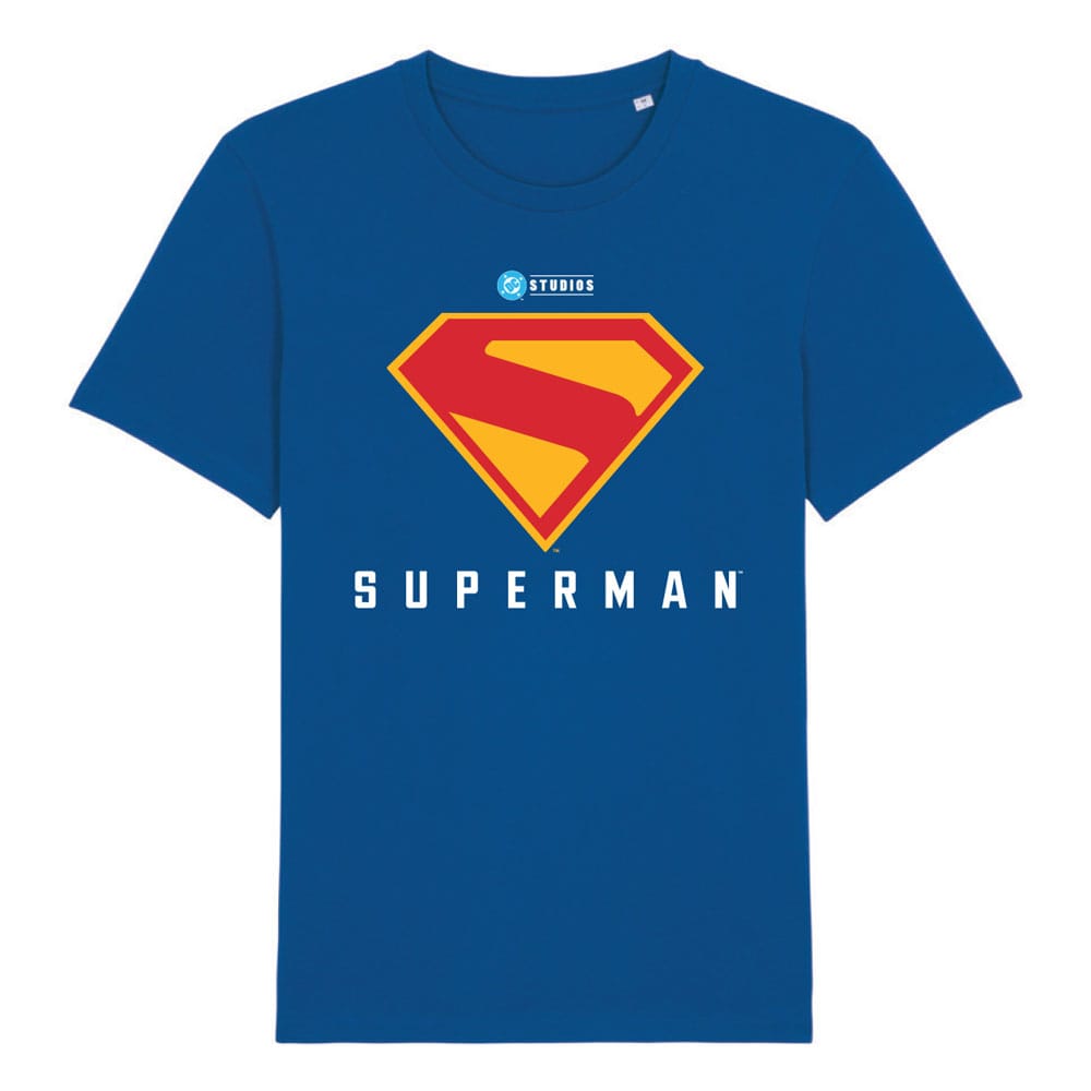 Superman 2025 T Shirt Classic Logo Size M Heroes Inc
