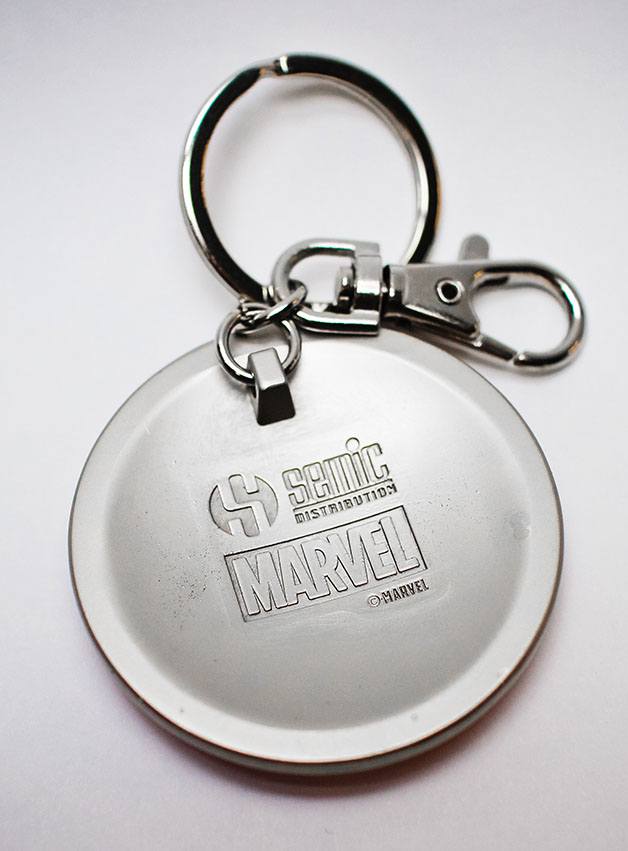 Marvel Comics Metal Keychain Captain America Shield Semic