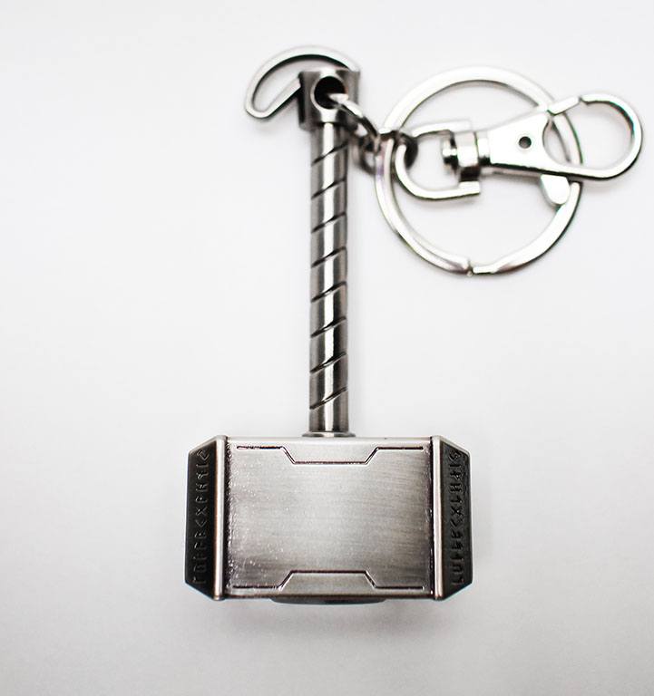 Marvel Comics Metal Keychain Thor Hammer Semic