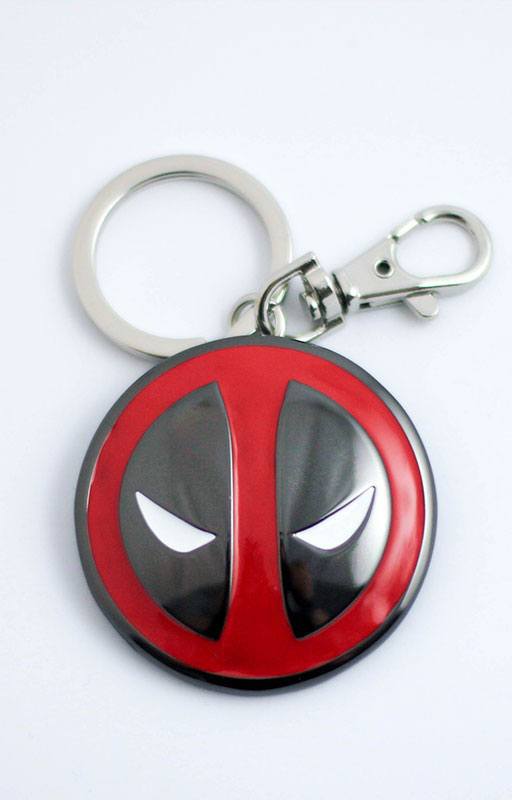 Marvel Comics Metal Keychain Deadpool Semic