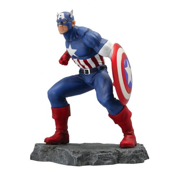 Marvel Comics Civil War Statue Captain America Semic