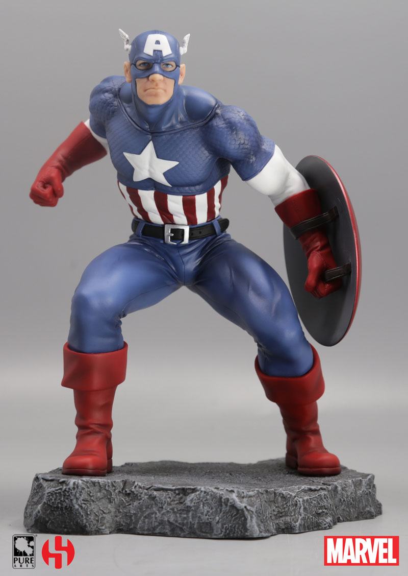 Marvel Comics Civil War Statue Captain America Semic