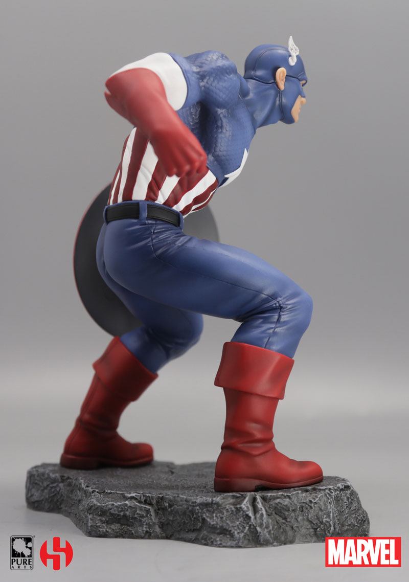 Marvel Comics Civil War Statue Captain America Semic