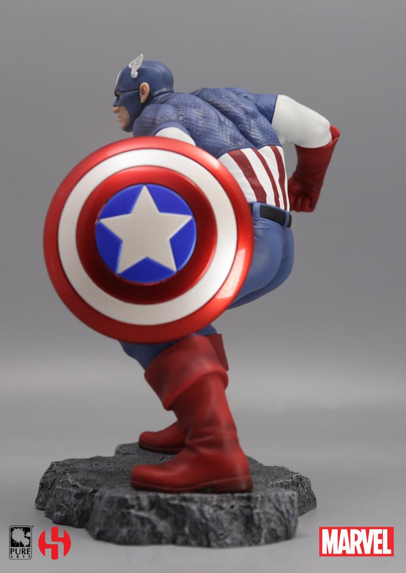 Marvel Comics Civil War Statue Captain America Semic