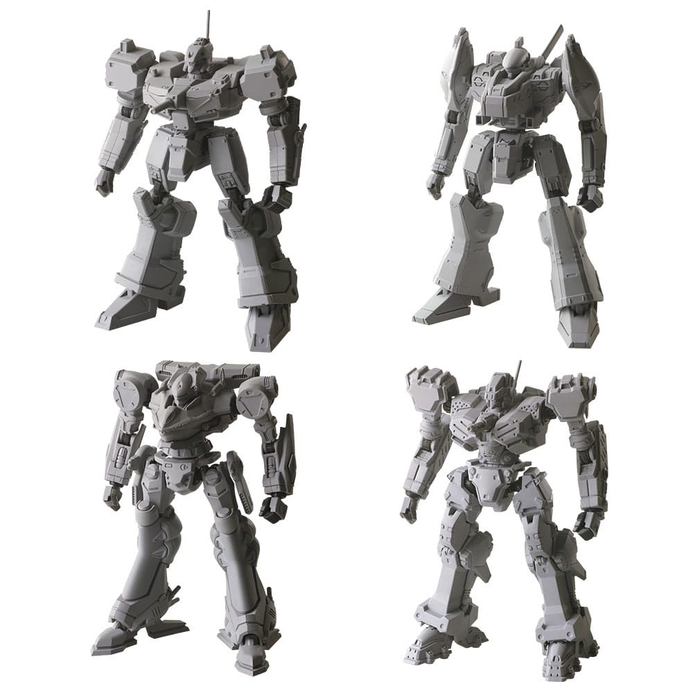 Armored Core Structure Arts Plastic Model Kits 4 Pack Series 1 Square-Enix